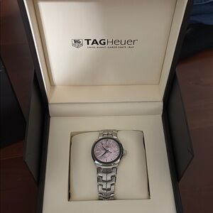 Tag Heuer women’s Link series silver watch